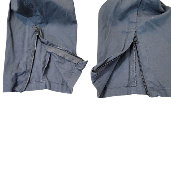 Joes Jeans Women Cargo Pants Gray Zipped Pockets Flat Front Cotton 28 Pre-owned - Picture 5 of 7